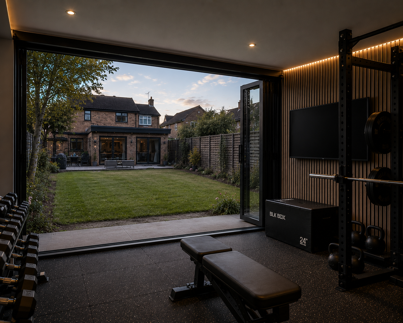 Home Gyms garden room inspiration